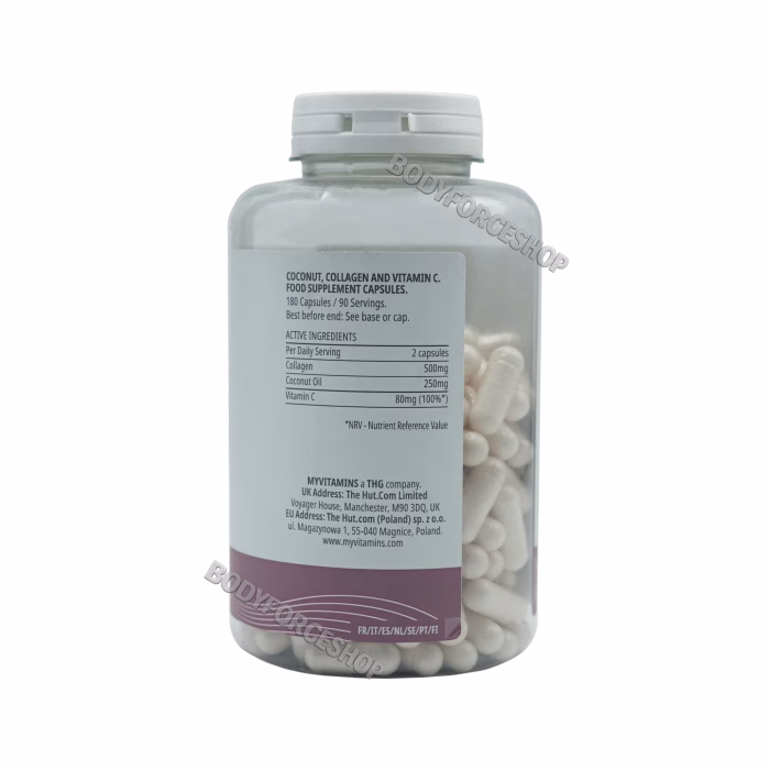 کوکونات کلاژن مای ویتامین| Coconut + Collagen180Capsules-Myvitamins - Image 2