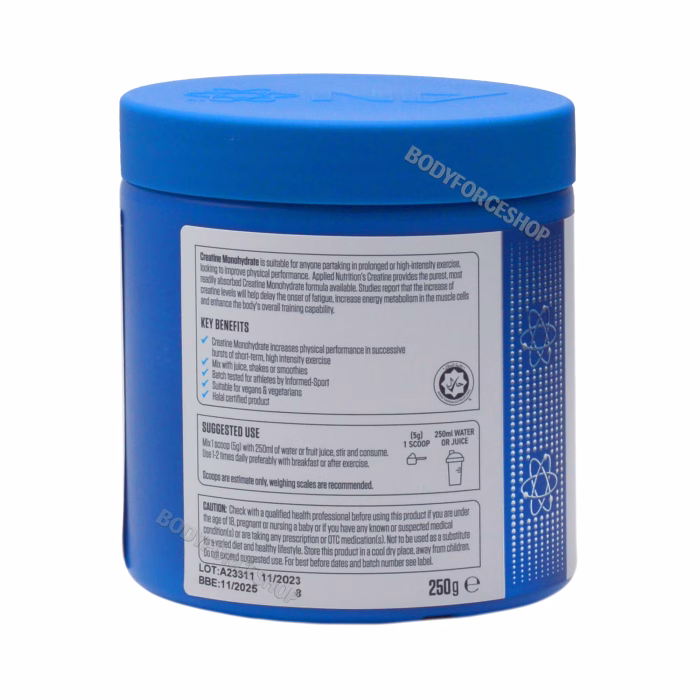 کراتین منوهیدرات اپلاید 250 گرم | Applide Nutrition creatine monohydrate 250gr - Image 3