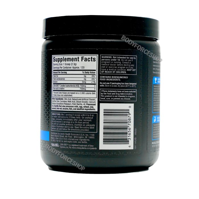 کراتین کرکتور ماسل تک|Muscletech Creatine Creactor HCL - Image 2