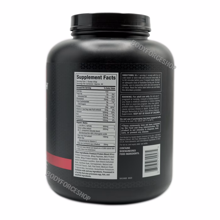 پروتئین وی گلد ماسل‌تک نیتروتک – 1.8 کیلوگرم | MuscleTech NitroTech Whey Gold Protein 1.8kg - Image 2