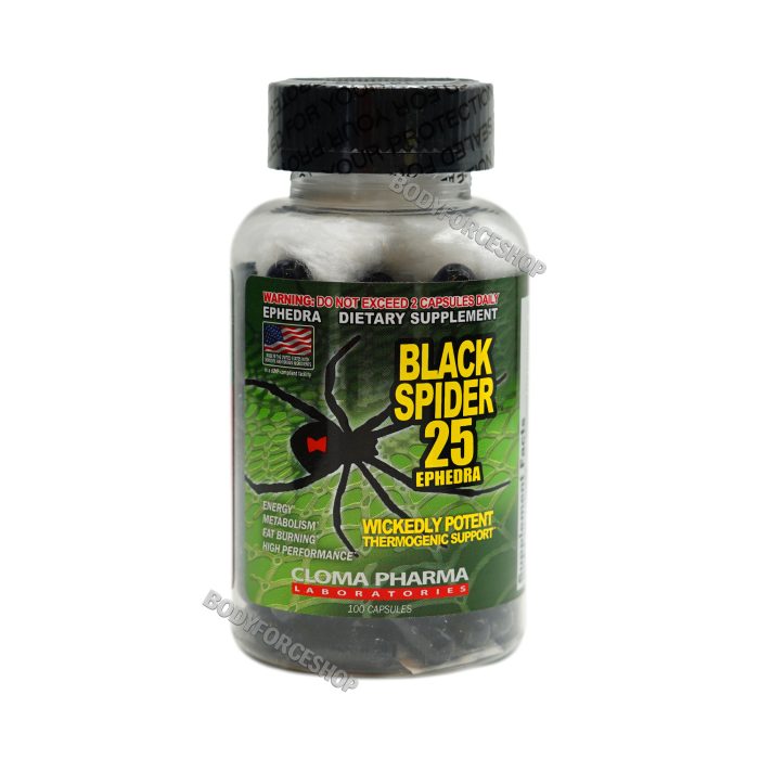 کپسول چربی‌سوز بلک اسپایدر ۲۵ کلوما فارما | Black Spider 25 Cloma Pharma 