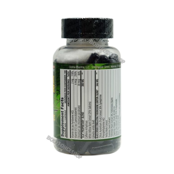 کپسول چربی‌سوز بلک اسپایدر ۲۵ کلوما فارما | Black Spider 25 Cloma Pharma  - Image 2