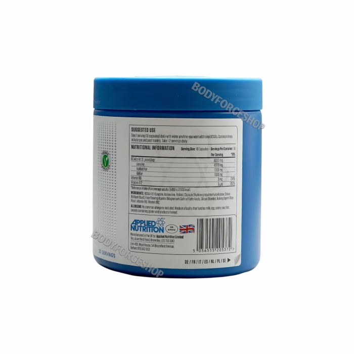بی سی ای ای اپلاید نوتریشن300عددی  |   BCAA 6K APPLIED NUTRITION 300CAPSUL - Image 2