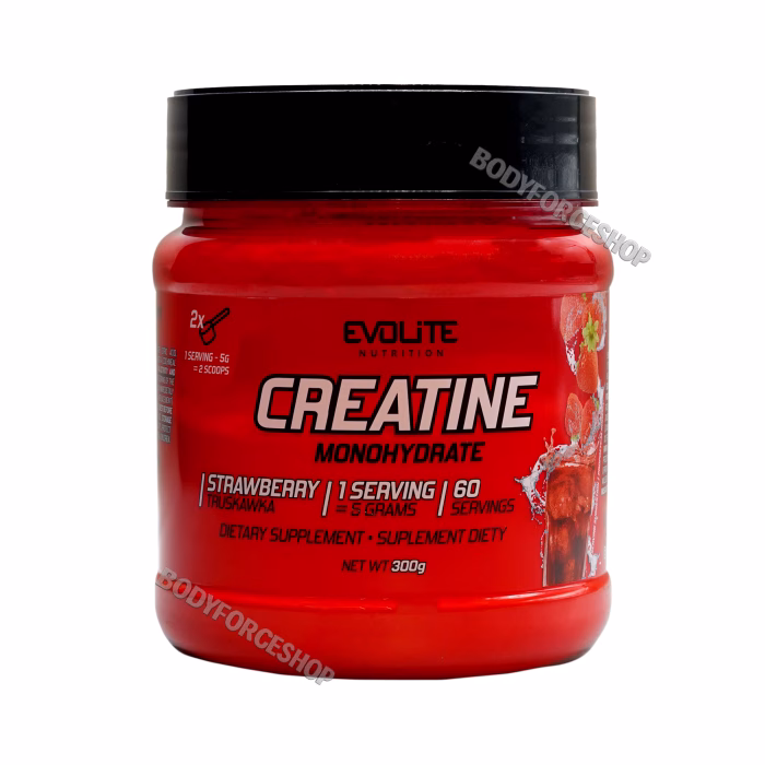 کراتین منوهیدرات ایولیت 300گرم | CREATIN MONOHYDRATE EVOLITE 300G FLAVORED