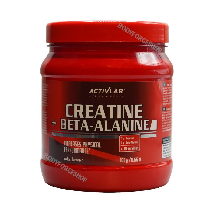 کراتین+بتا آلانین اکتیو لب300گرم | CREATINE + BETA-ALANINE ACTIVLAB 300G