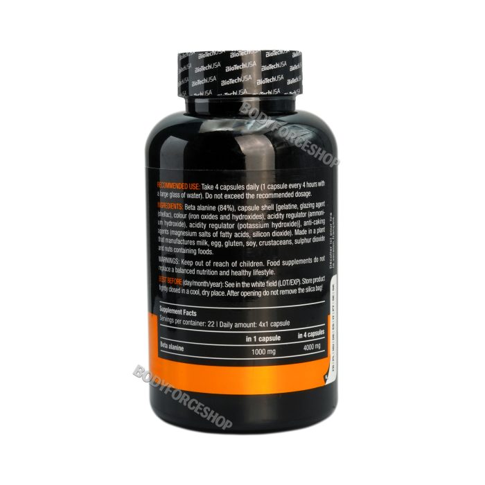 بتا آلانین بایو تک90عددی |BIOTECHUSA  BETA ALANINE 90CAPSUL - Image 2