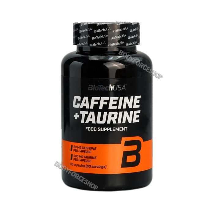 کافیین+تایورین 60عددی بایو تک |BIOTECHUSA  CAFFEINE + TAURINE  60CAPSUL