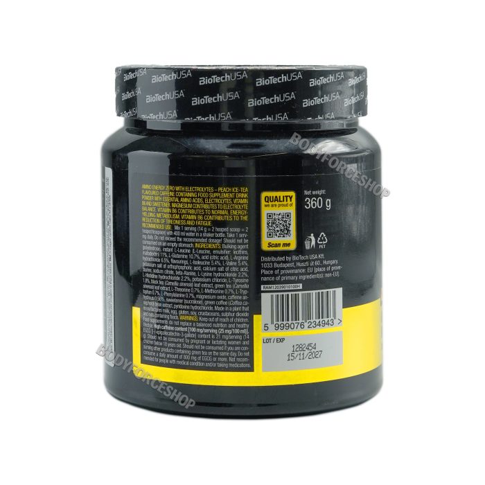 امینو انرژی بایوتک 360گرم | BIOTECHUSA  AMINO ENERGY ZERO 360G - Image 3