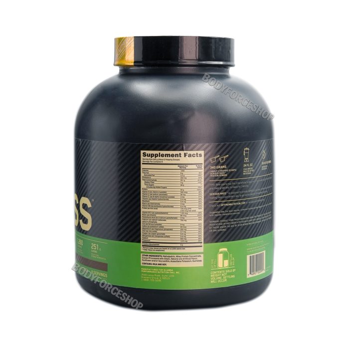 مس گینر اوپتیموم نوتریشن |  ON Serious Mass 5.5kg - Image 4