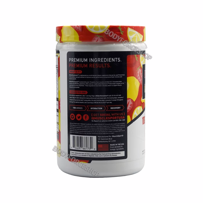 بی سی ای ای ریولویشن ماسل اسپرت 450گرم | BCAA REVOLUTION MUSCLESPORT 450G - Image 3