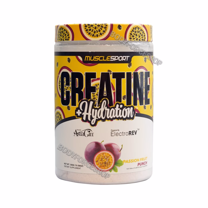 کراتین طعم دار ماسل اسپرت300گرم|CREATIN HYDRATIONMUSCLESPORT 300G
