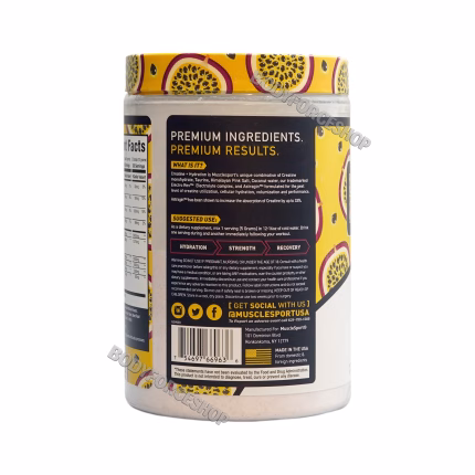 کراتین طعم دار ماسل اسپرت300گرم|CREATIN HYDRATIONMUSCLESPORT 300G