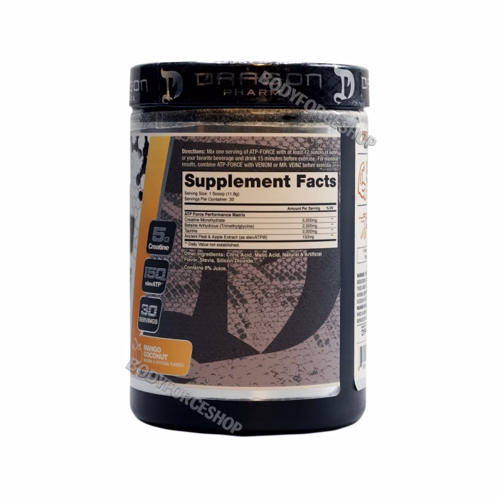کراتین 354گرم دراگون فارما | ATP FORCE CREATIN DRAGON PHARMA 354G - Image 2