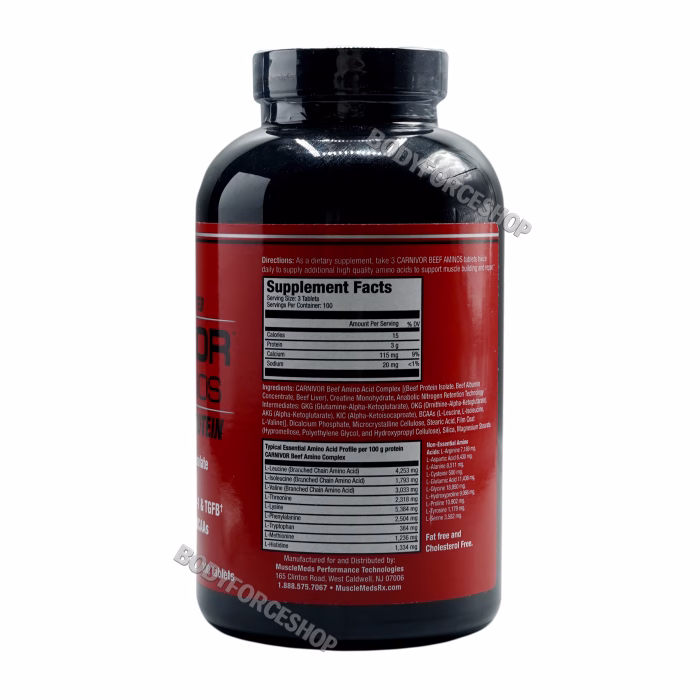 آمینو بیف کارنیور ماسل مدز 300عددی | AMINO BEEF CARNIVOR MUSCLEMEDS 300TABL - Image 2