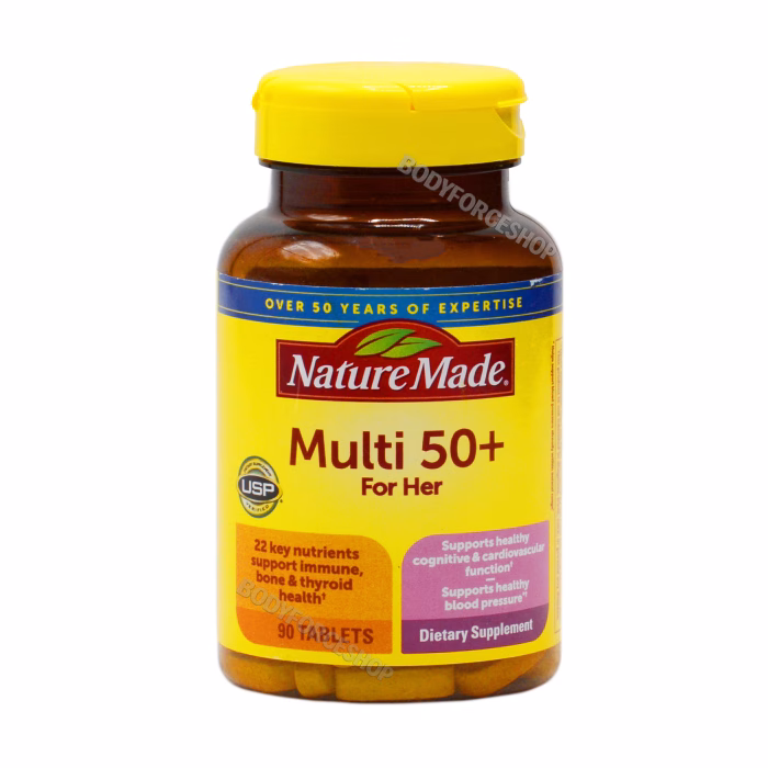 مولتی‌ویتامین بانوان ۵۰+ نیچر مید | Nature Made Multi For Her 50+