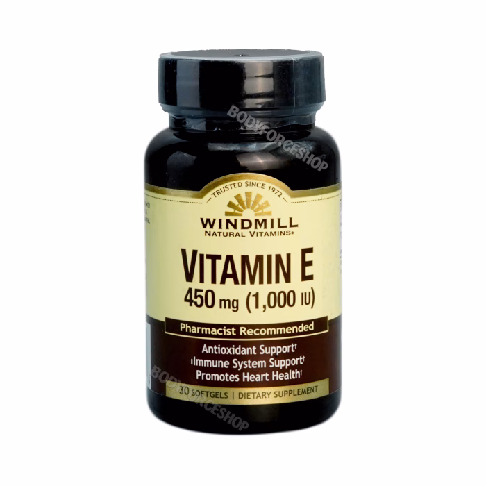 ویتامین E ۴۵۰ میلی‌گرم ویندمیل | Windmill Vitamin E 450mg