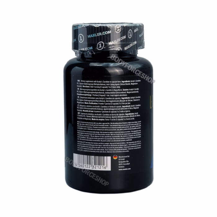 استیل ال-کارنیتین مکس‌لر | Maxler Acetyl L-Carnitine 750mg - Image 3