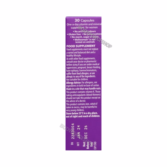 مولتی‌ویتامین بانوان ول‌وومن اورجینال | Vitabiotics Wellwoman Original - Image 4