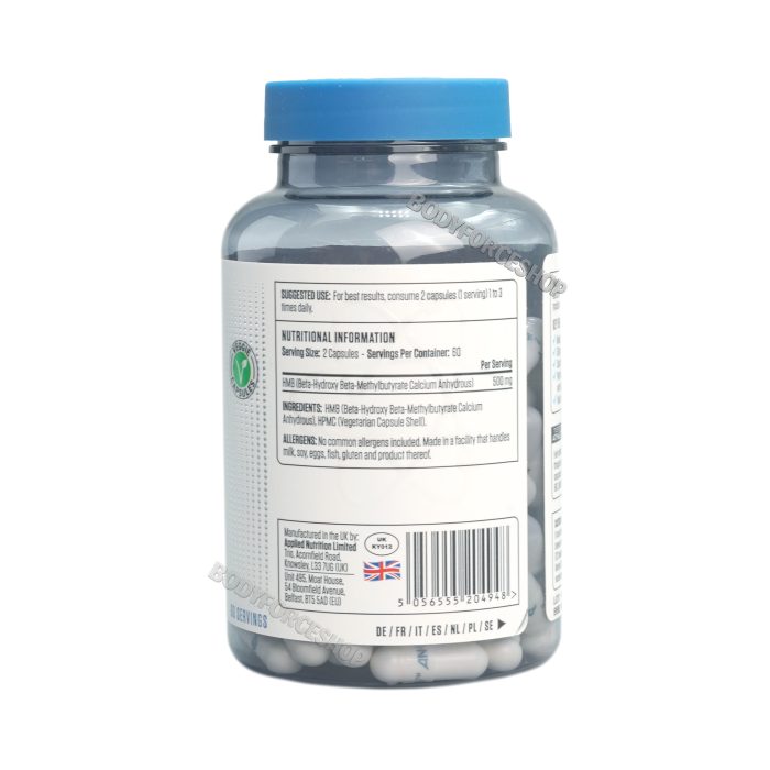 اچ‌ام‌بی ۵۰۰ میلی‌گرمی اپلاید نوتریشن | Applied Nutrition HMB 500MG - Image 2