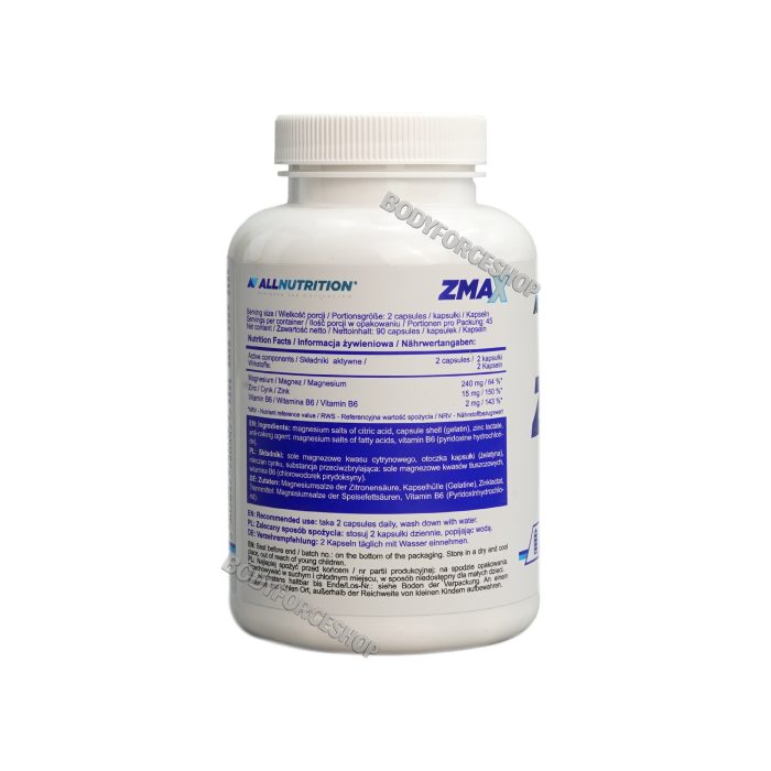 زد ام ای ایکس آل ناتریشن | AllNutrition ZMA X - Image 3