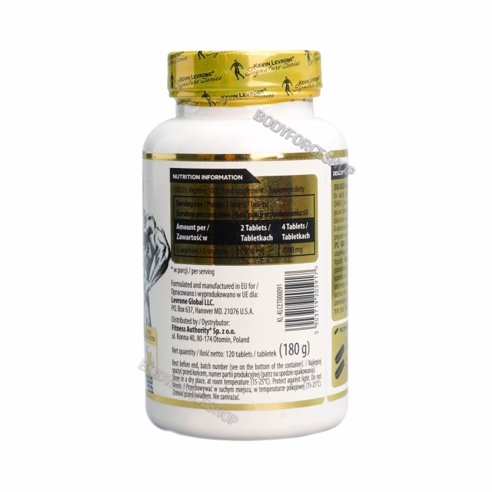 ال-آرژنین ۱۰۰۰ کوین لورون | Kevin Levrone Gold L-Arginine 1000mg - Image 2