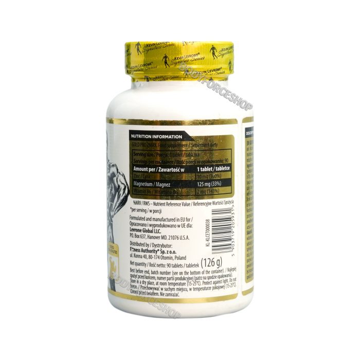 زد ام اِی کوین لورون | Kevin Levrone ZMA Gold Pro - Image 2