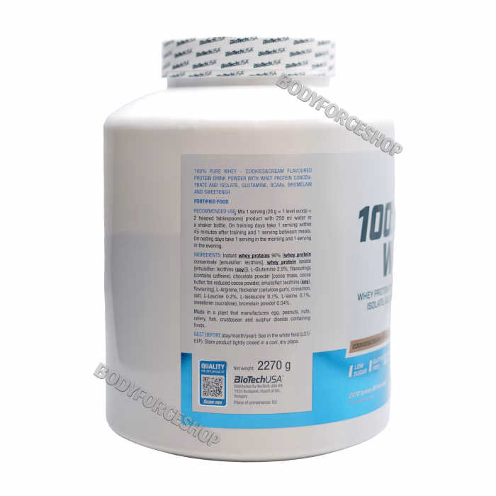 وی پروتئین بایوتک 2.3 کیلوگرم | BIOTECH WHEY PURE 2.3kg - Image 3