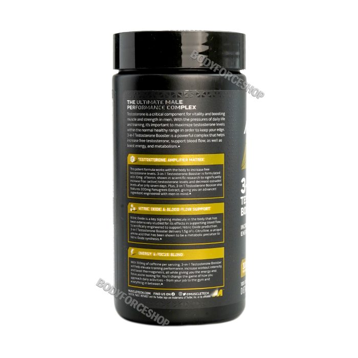 تست بوستر 3در1 ماسل‌تک | MuscleTech 3-in-1 Testosterone Booster - Image 2