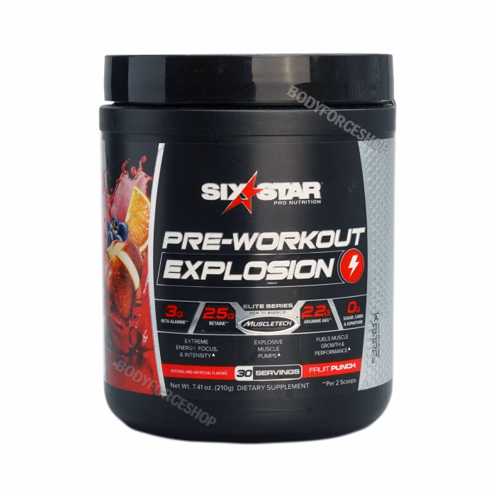 پمپ پری‌ورک‌اوت سیکس استار | Six Star Pre-Workout Explosion