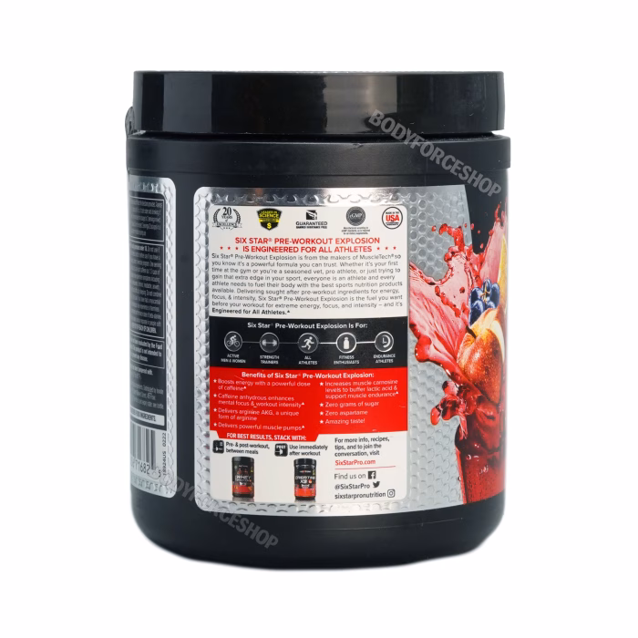پمپ پری‌ورک‌اوت سیکس استار | Six Star Pre-Workout Explosion - Image 3