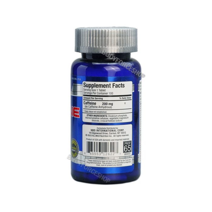 کافئین آل‌مکس | ALLMAX Essentials Caffeine 200MG - Image 2