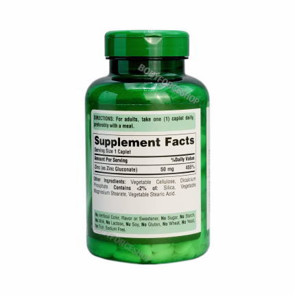 زینک گلوکونات ۵۰ میلی‌گرم پوری‌تن  | Puritan’s Pride Zinc Gluconate 50mg
