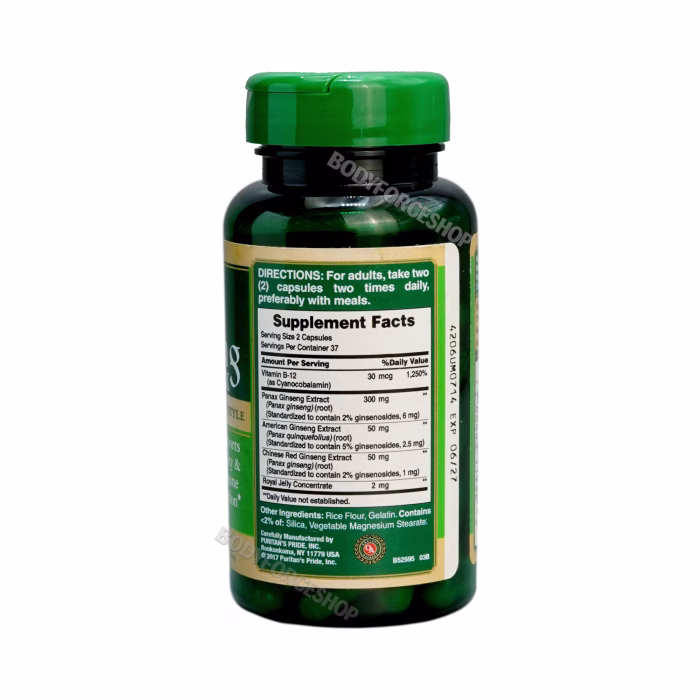 جینسینگ کمپلکس پوری‌تن | Puritan’s Pride Ginseng Complex - Image 2