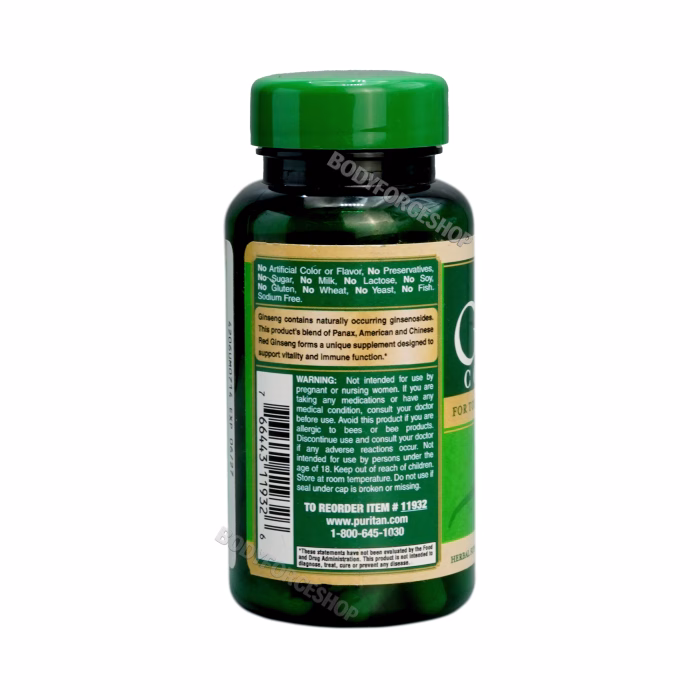 جینسینگ کمپلکس پوری‌تن | Puritan’s Pride Ginseng Complex - Image 3