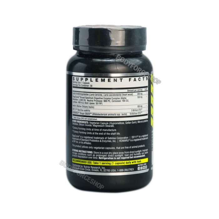 لیپو ۶ بلک پروبیوتیک ناترکس | Nutrex Lipo 6 Black Probiotic - Image 2