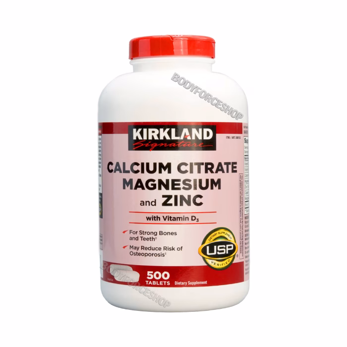 کلسیم سیترات + منیزیم + زینک کرکلند | Kirkland Calcium Citrate Magnesium & Zinc + D3