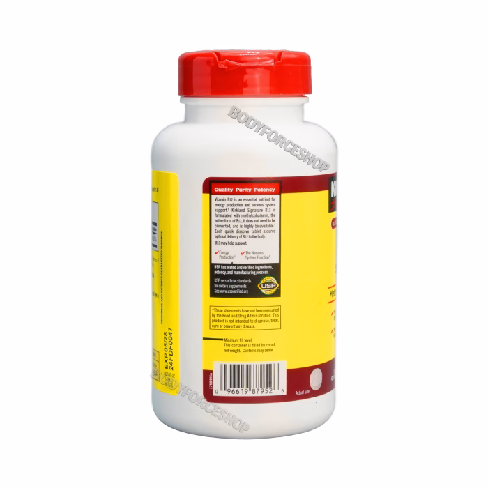 ویتامین B12 کرکلند دوز ۵۰۰۰ میکروگرم | Kirkland Signature Quick Dissolve B-12 5000 mcg - Image 3