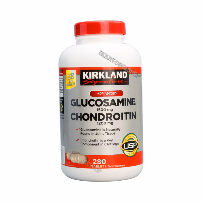 گلوکزامین + کندرویتین کرکلند | Kirkland  Glucosamine 1500mg & Chondroitin 1200mg