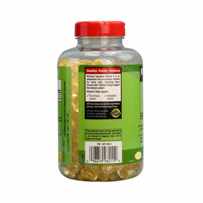 ویتامین E کرکلند ۱۸۰ میلی‌گرم | Kirkland Signature Vitamin E 180mg - Image 3