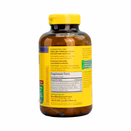 کلسیم نیچر مید 500 میلی گرم | Nature Made Calcium + Vitamin D3 500mg
